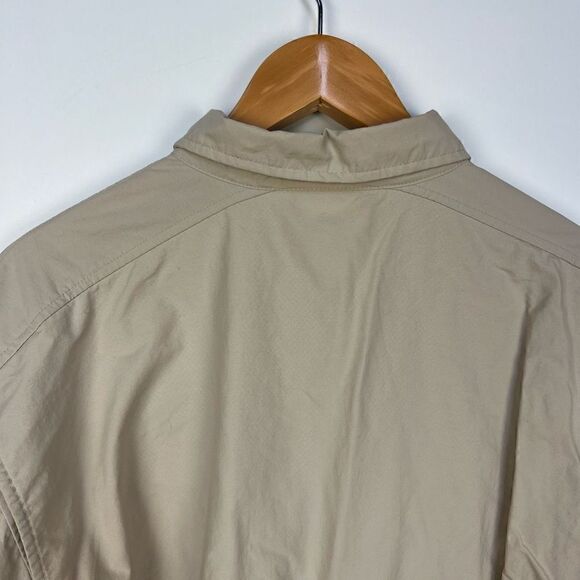 PFG Columbia Fishing Shirt Omni Shade Long Sleeve Vented Khaki men’s size L - Picture 7 of 10